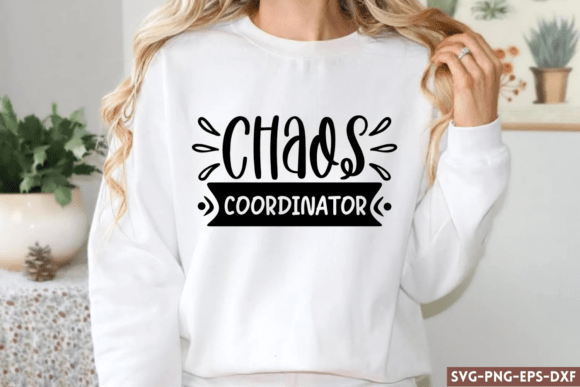 Chaos Coordinator SVG for Crafts and Graphics