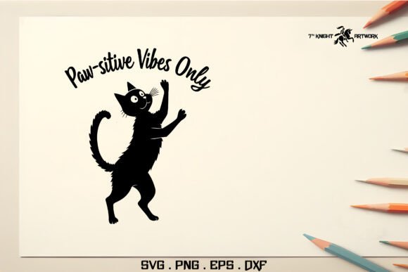 Fun Cat Graphics for Crafts