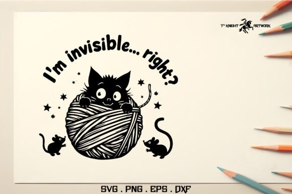 Fun Cat Graphics for Local Crafts