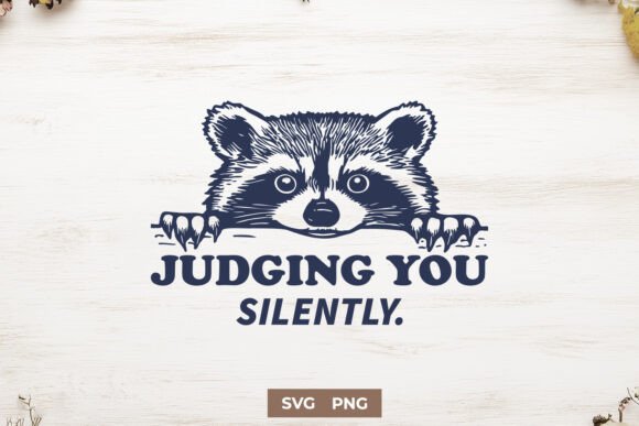 Fun Raccoon SVG for Crafts and Graphics