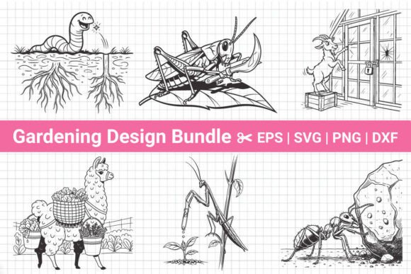 Gardening SVG Bundle for Creative Crafts and Graphics