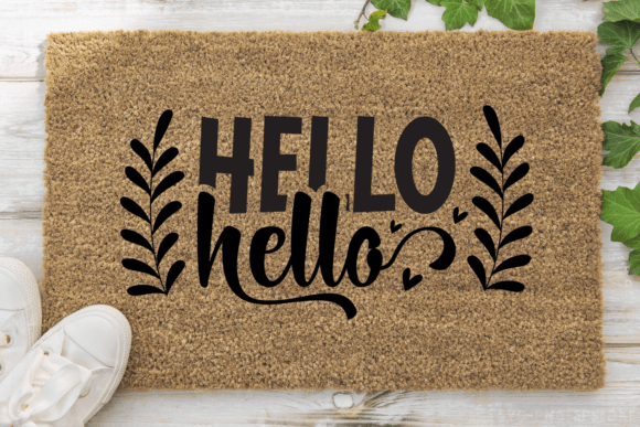 Hello SVG, Funny Doormat SVG – A Playful Graphic for Crafts