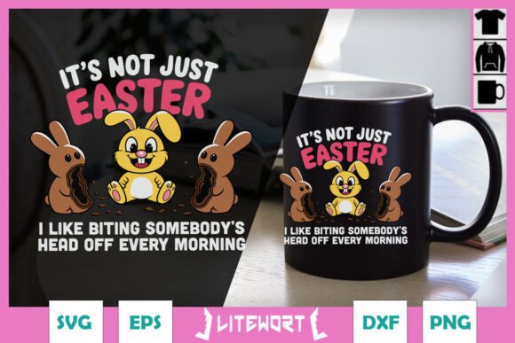 It's Not Just Faster Funny Bunny SVG for Crafts and Graphics