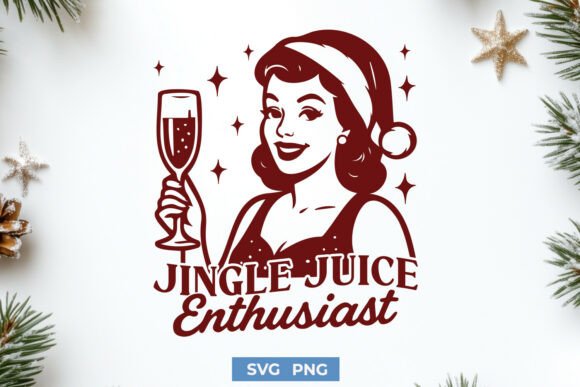 Jingle Juice Enthusiast SVG – Festive Graphics for Crafts