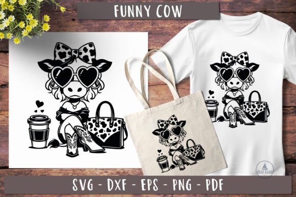 Sassy Highland Cow Svg Funny Animal